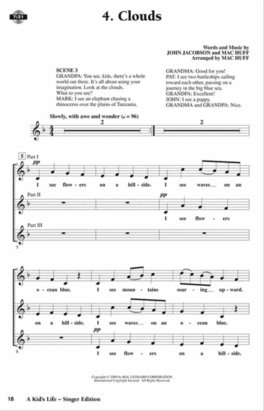 A Kid's Life Choir scores gallery preview page 5