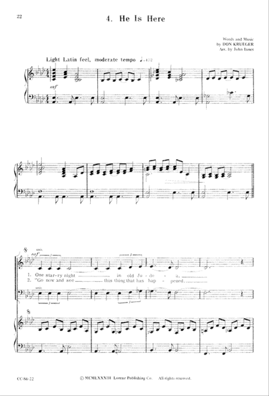 Angels' Song Angels' Song 4-Part scores gallery preview page 24