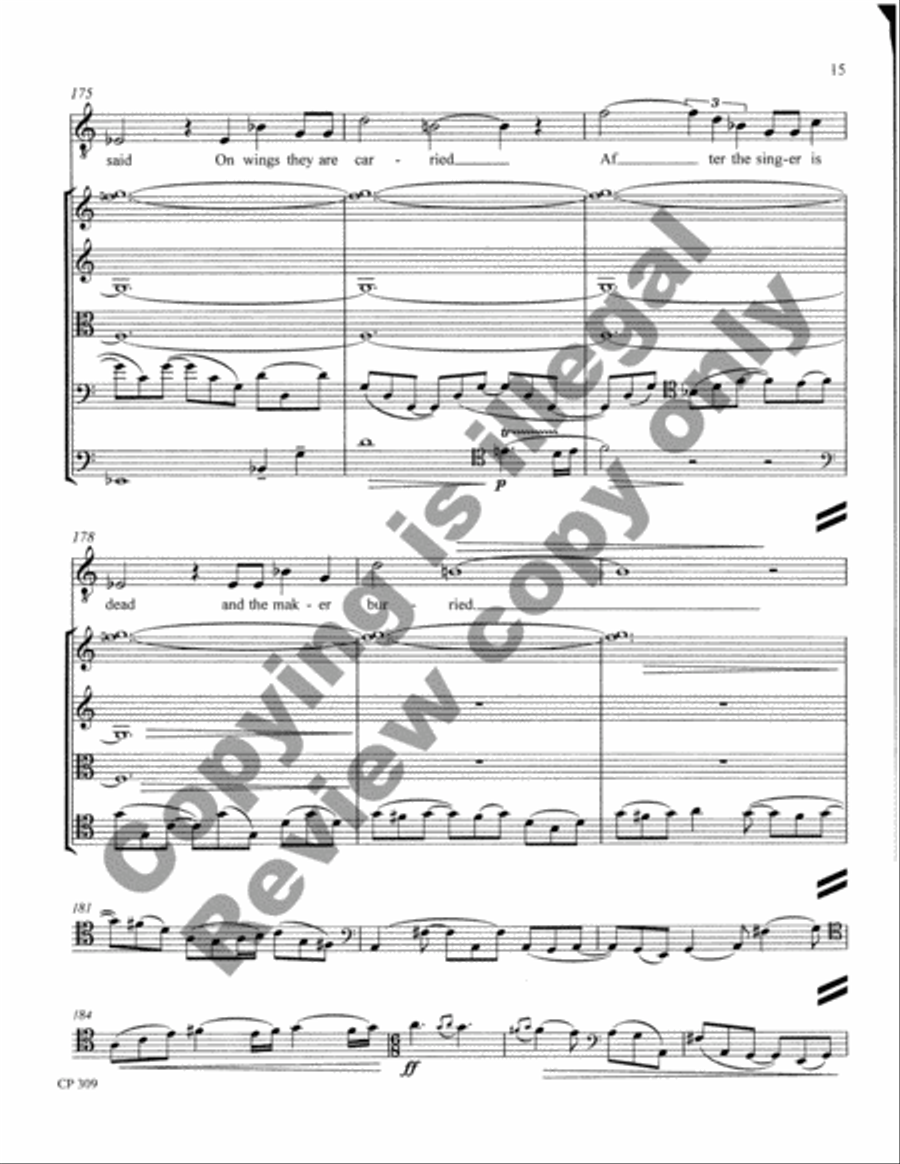 Songs of Laughter, Love, & Tears (Full Score & Parts) String Orchestra scores gallery preview page 53