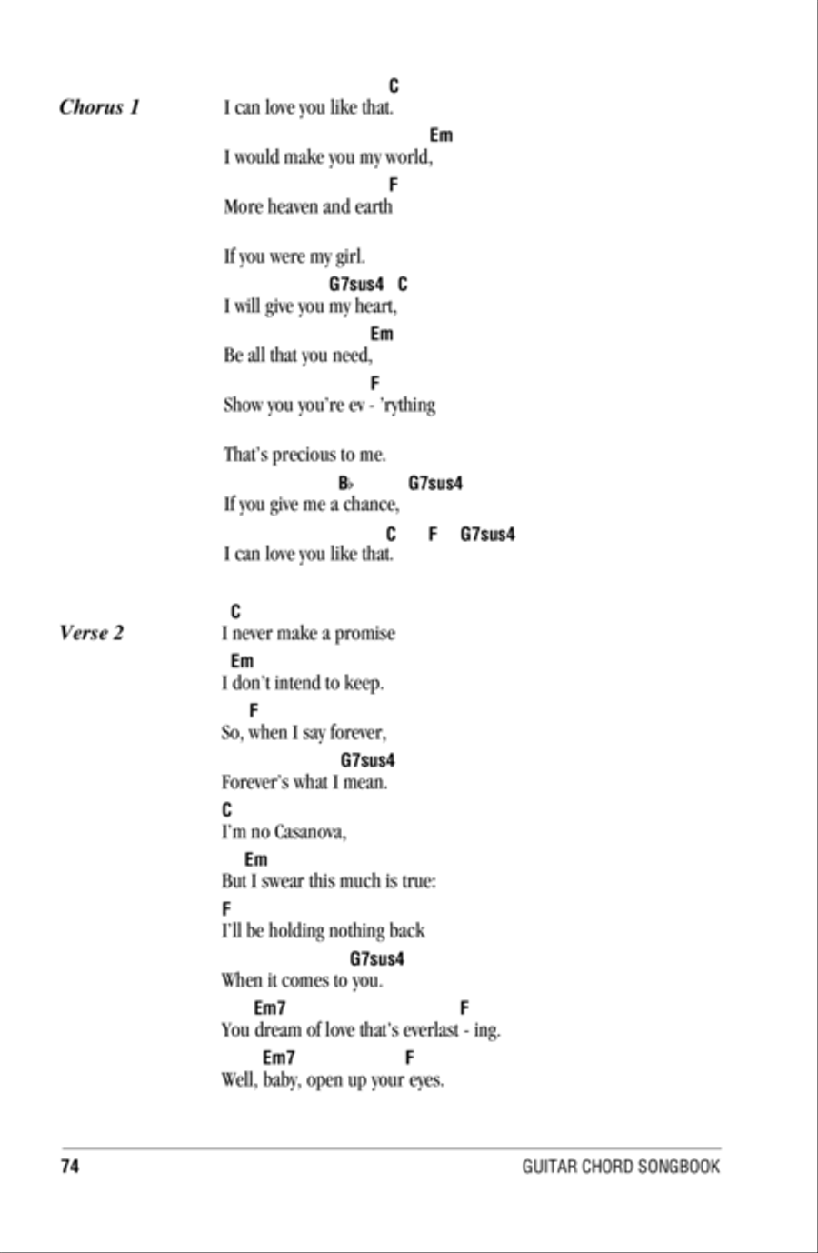 I Can Love You Like That Acoustic Guitar scores gallery preview page 2