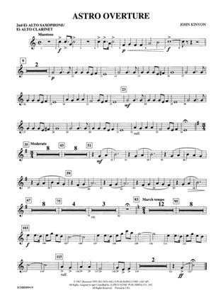 Astro Overture: 2nd E-flat Alto Saxophone