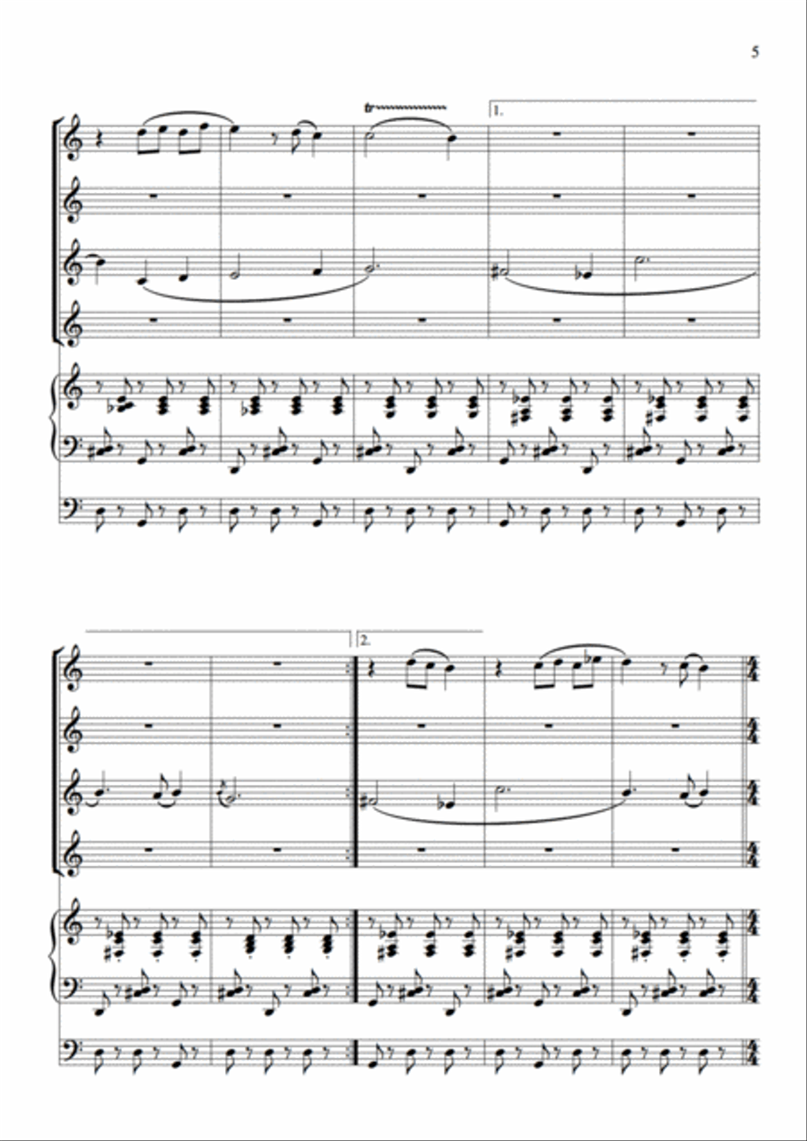 Sabre Dance From ‘Gayaneh’ Ballet Set of Parts scores gallery preview page 6