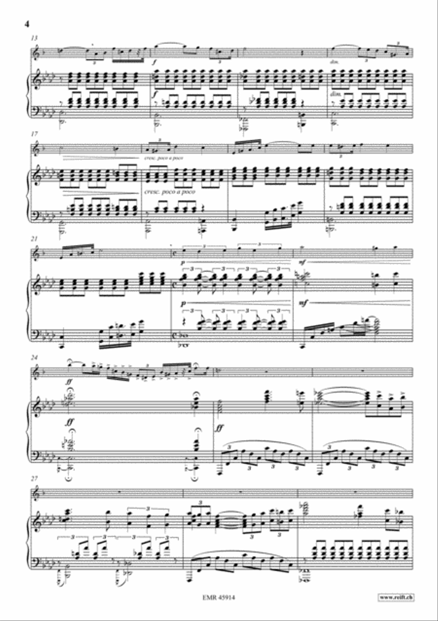 Poeme Horn scores gallery preview page 5