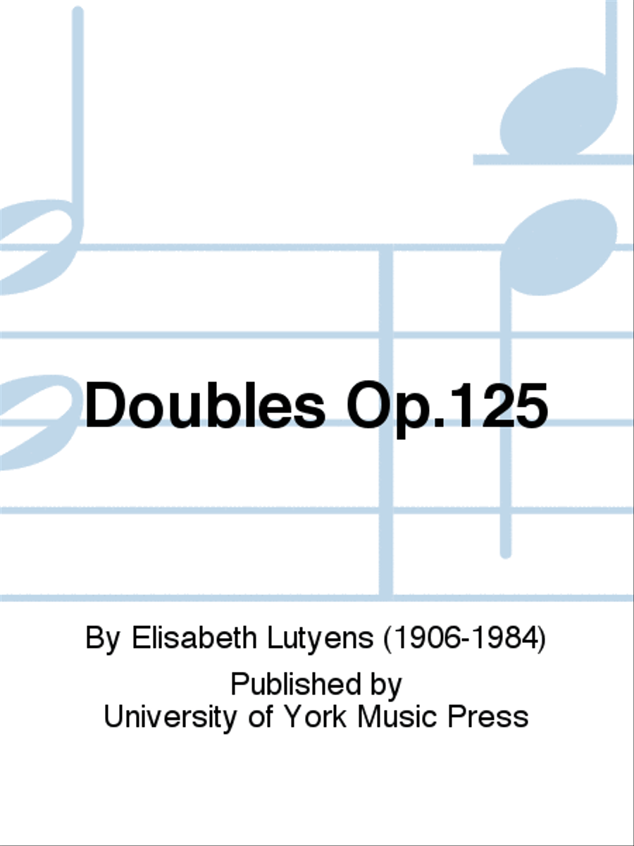 Doubles Op.125 String Quartet scores gallery preview page 1