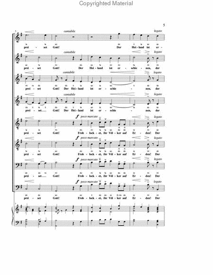 Sechs Sprüche, Op. 79: Weihnachten image number null