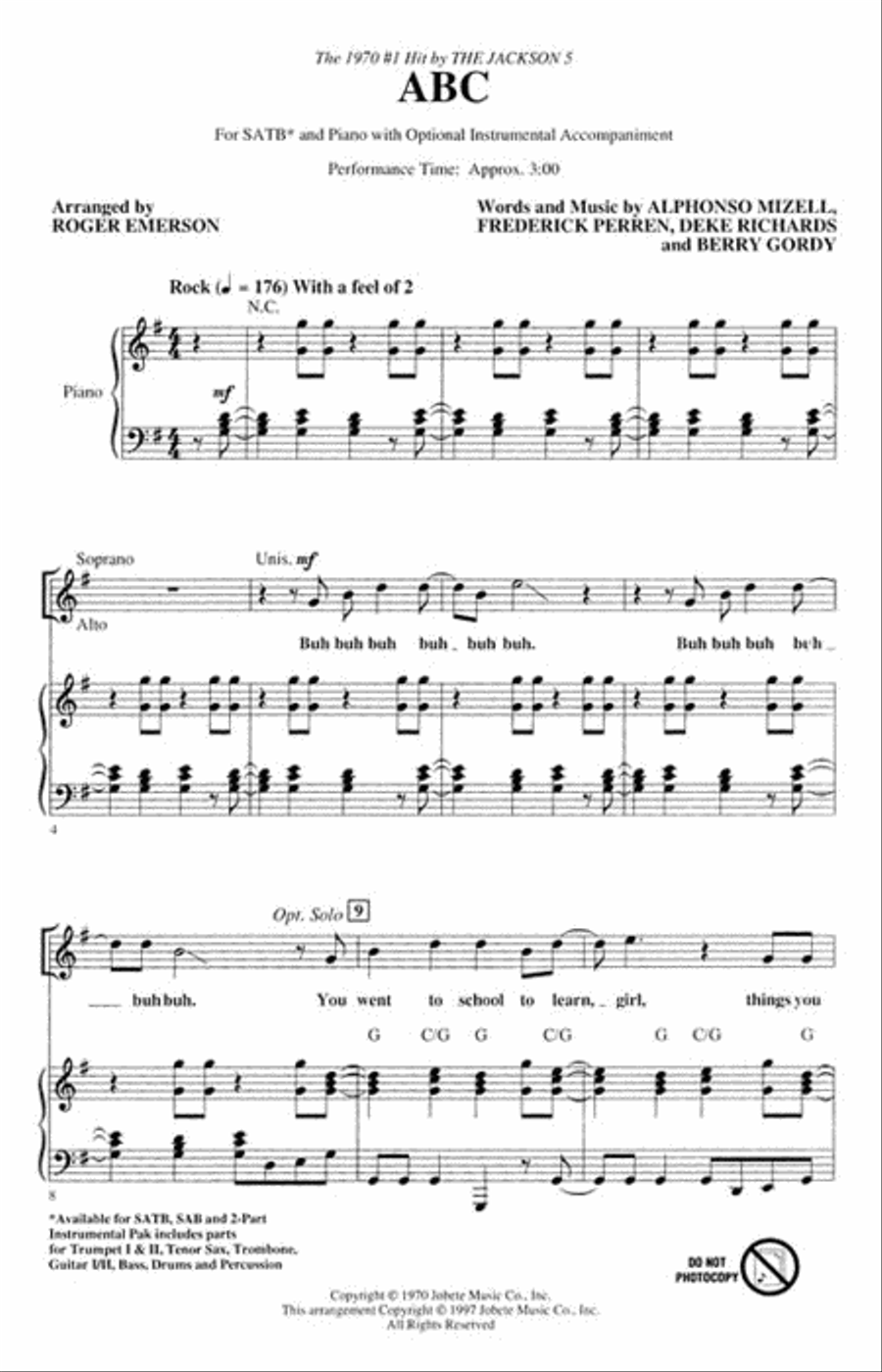 ABC 4-Part scores gallery preview page 2
