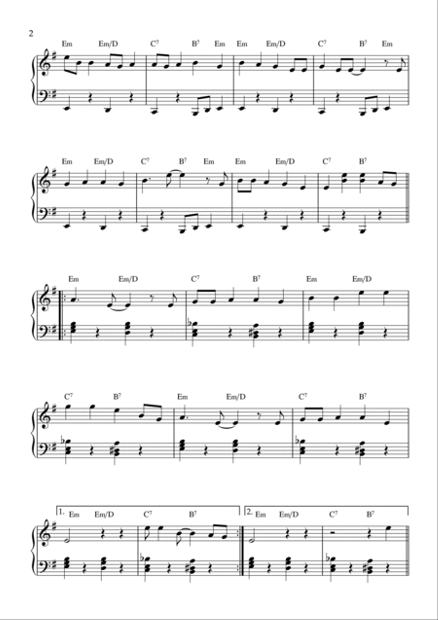Hit The Road Jack Hit The Road Jack Easy Piano scores gallery preview page 2