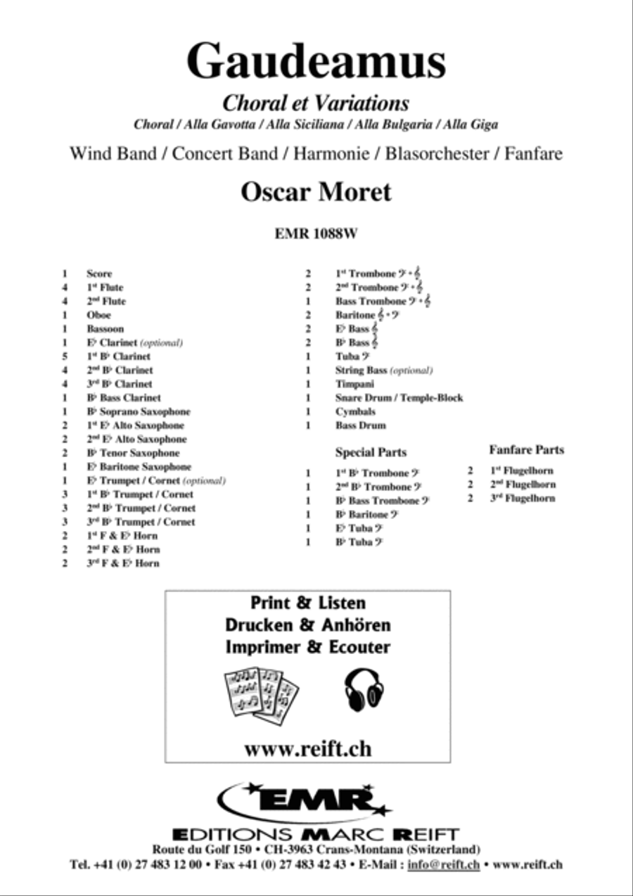 Gaudeamus Concert Band scores gallery preview page 2