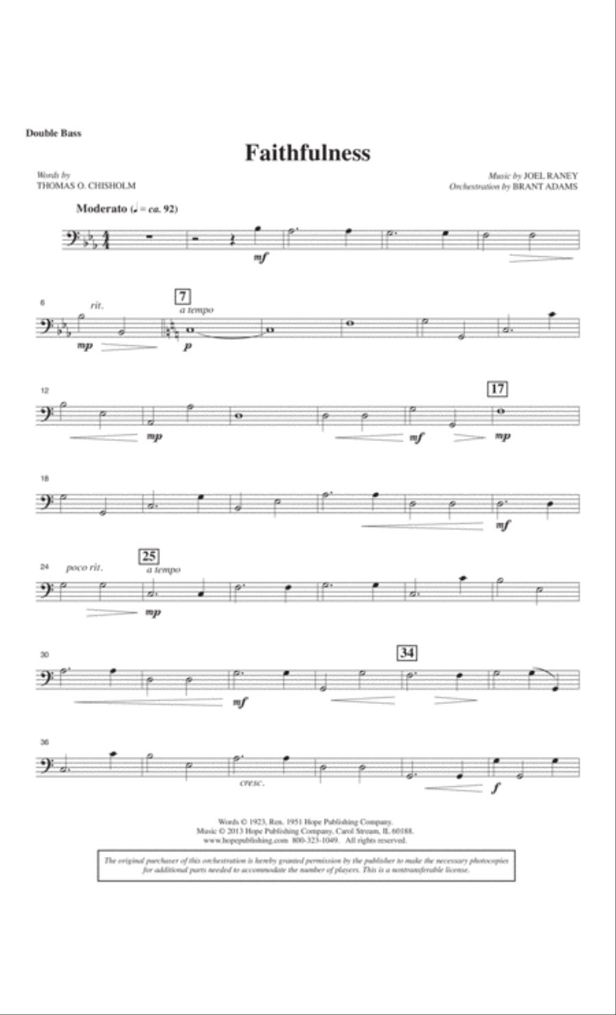 Faithfulness 4-Part scores gallery preview page 66