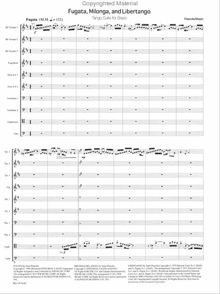 Tango Suite Euphonium scores gallery preview page 2