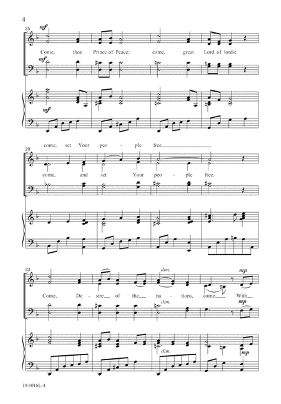 We Wait for Thee 4-Part scores gallery preview page 5