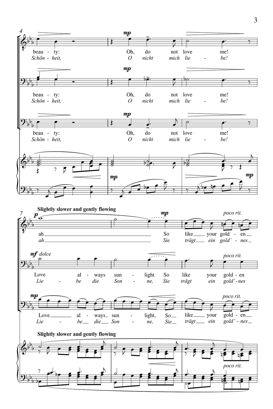 If You Love for Beauty 3-Part scores gallery preview page 2