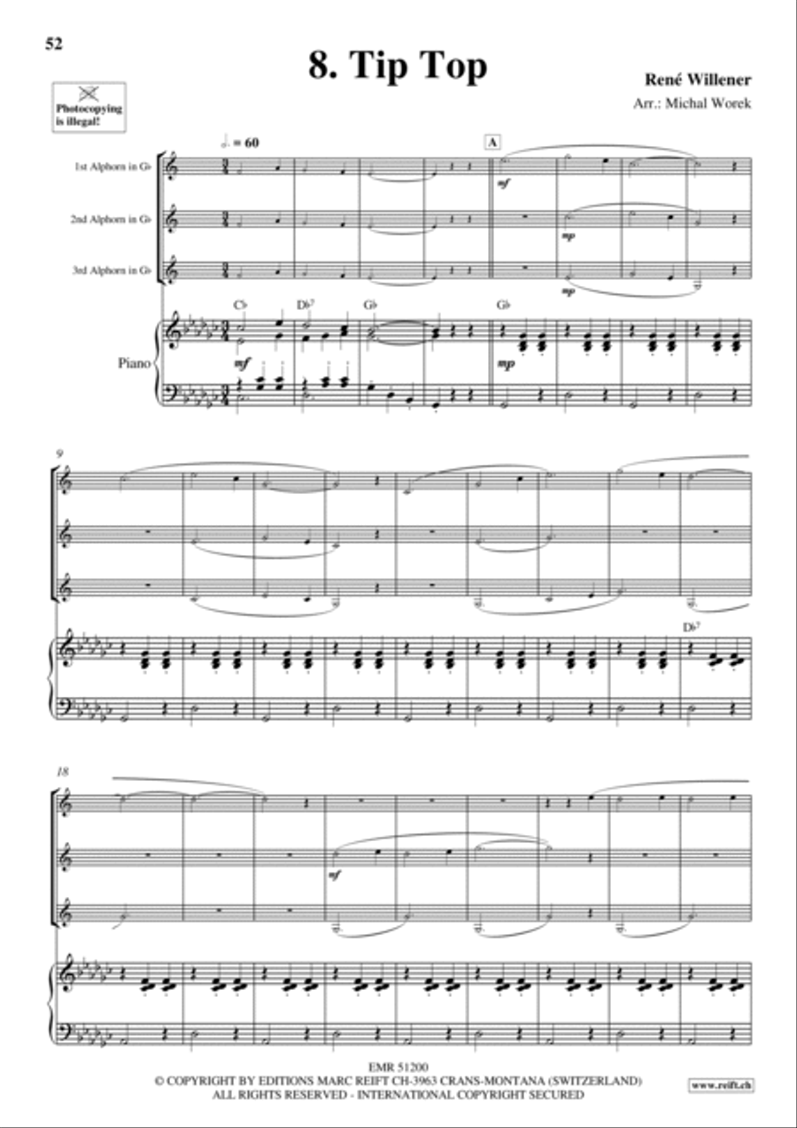 20 Alphorn Trios Volume 2 Brass Trio scores gallery preview page 17