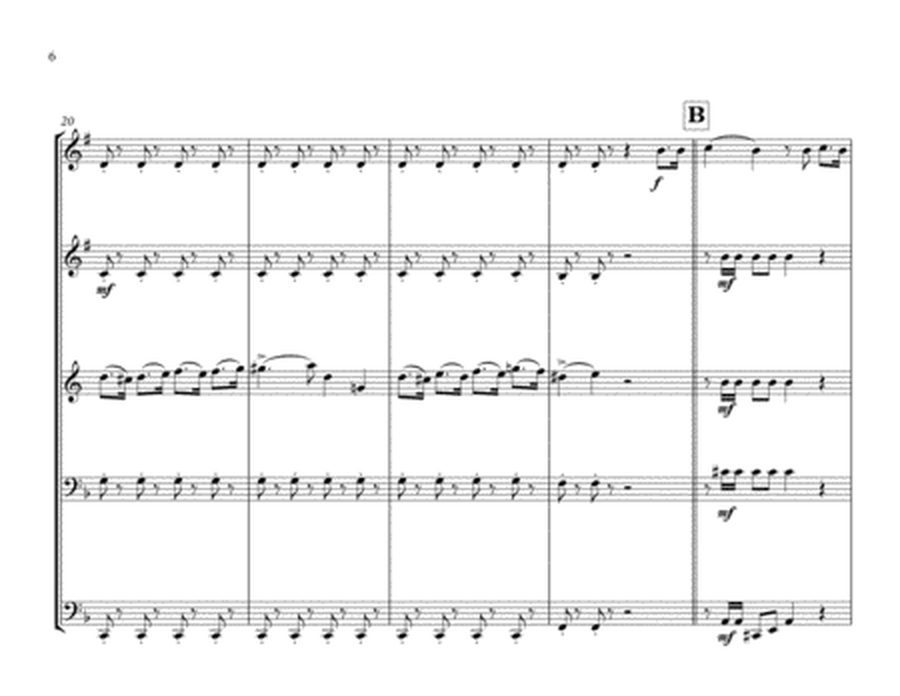 Brazillian National Anthem for Brass Quintet (MFAO World National Anthem Series) image number null