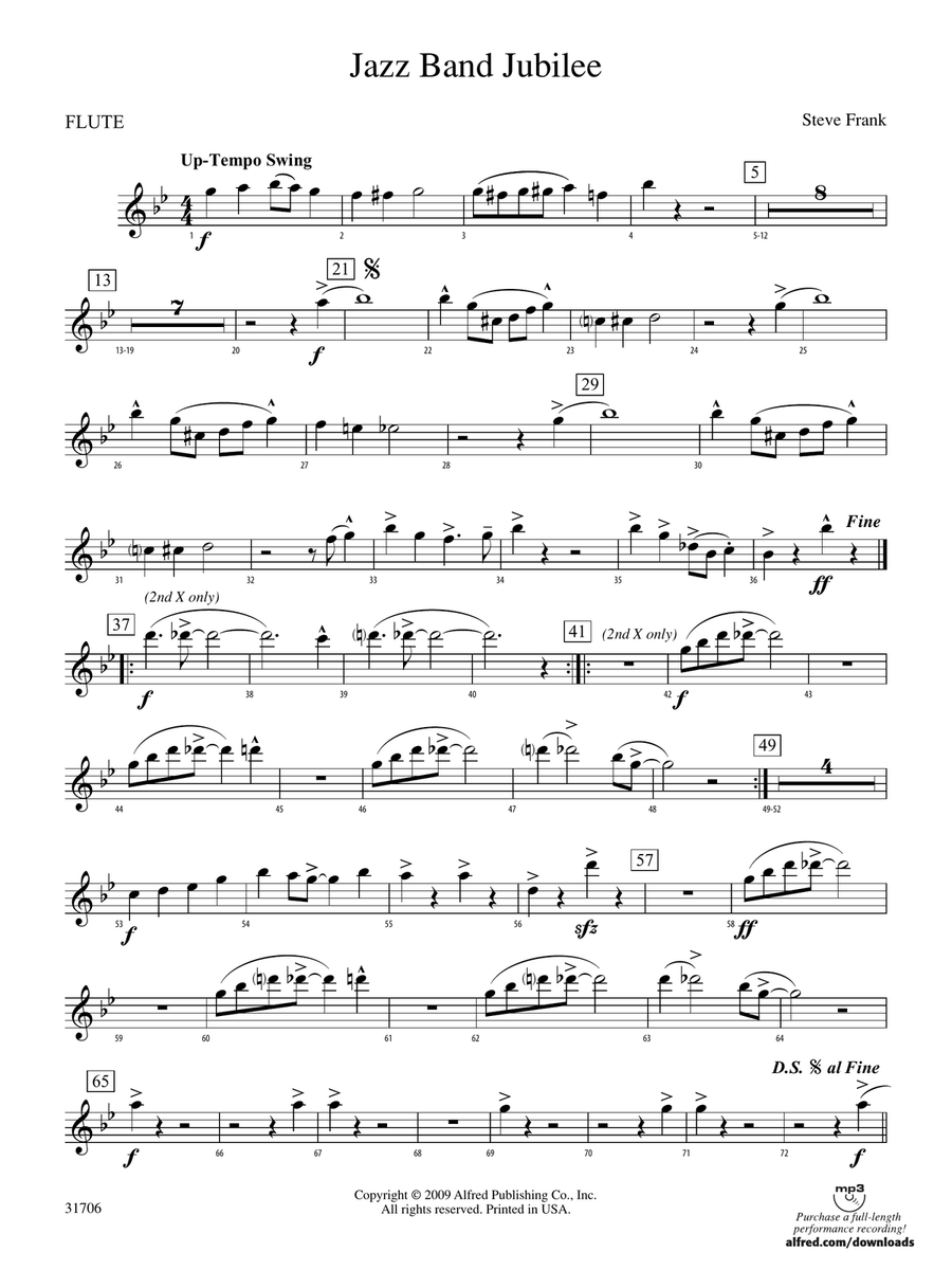 Jazz Band Jubilee: Flute