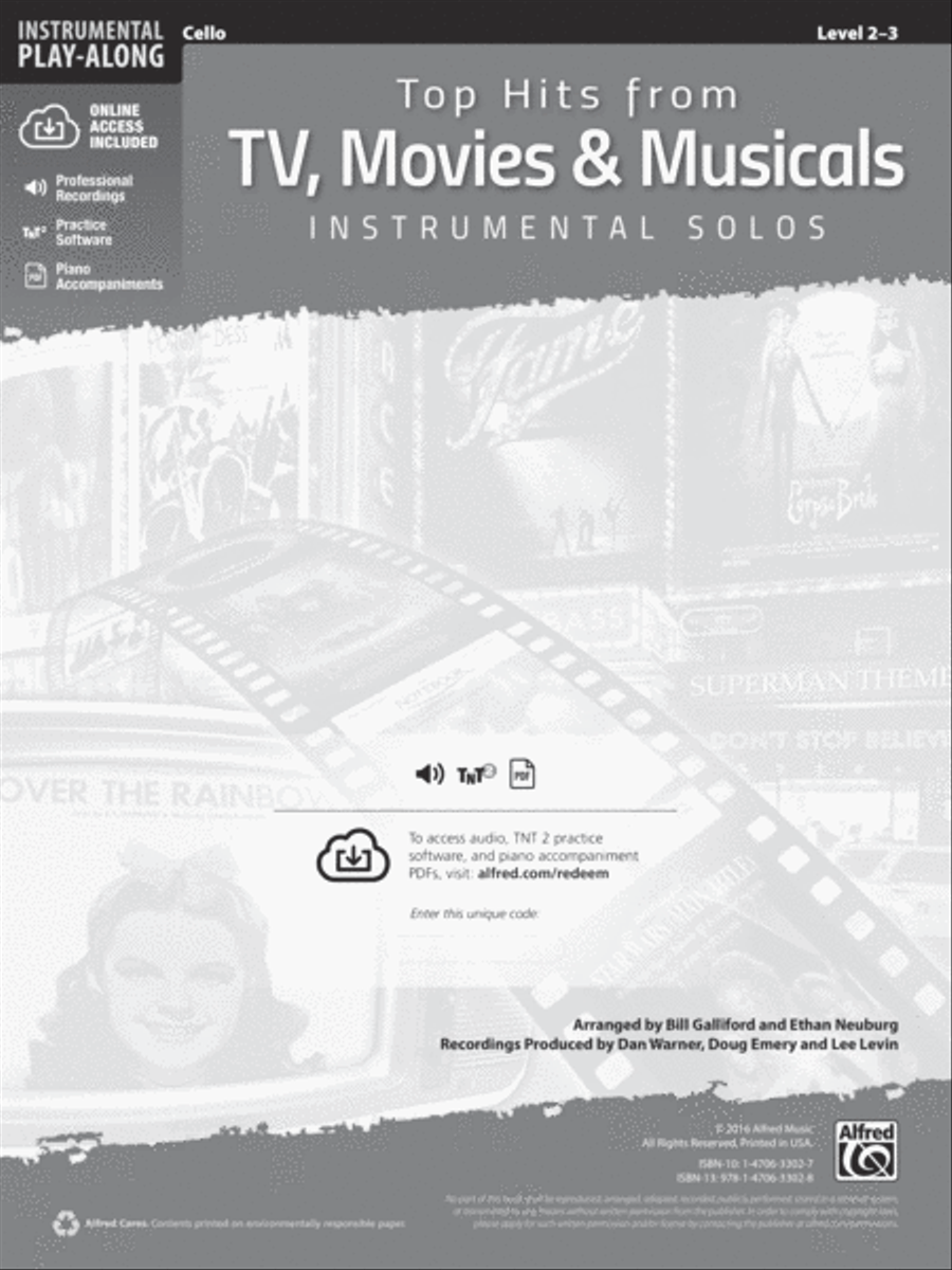 Top Hits from TV, Movies & Musicals Instrumental Solos for Strings String Orchestra scores gallery preview page 2