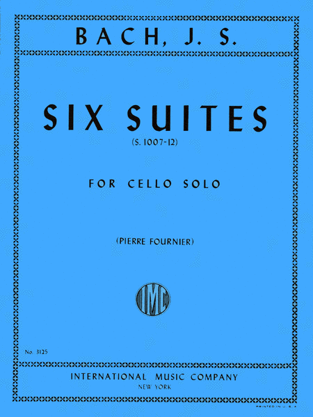 Six Suites, S. 1007-1012 (FOURNIER)