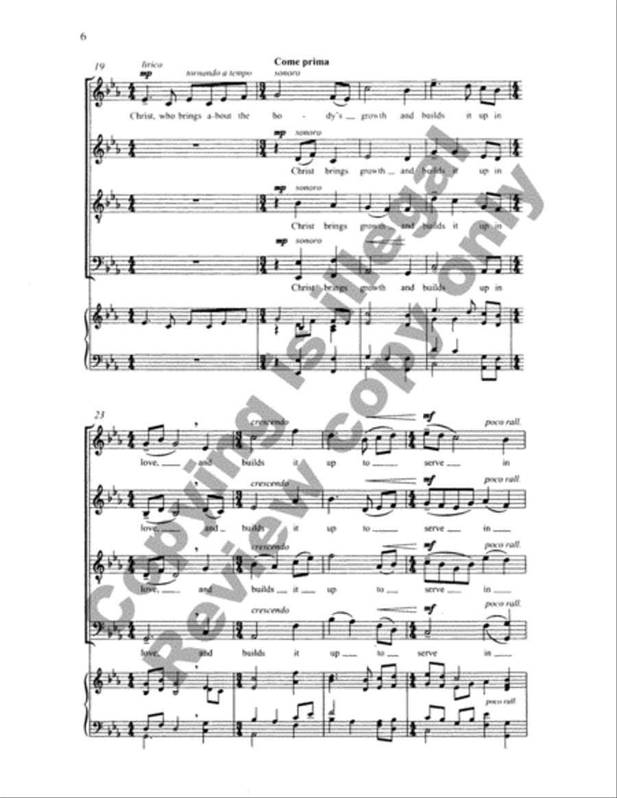 The Call 4-Part scores gallery preview page 10