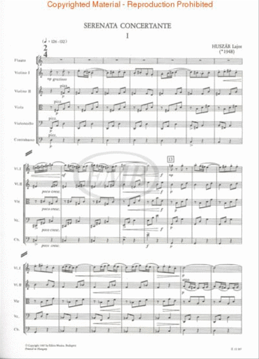 Serenata Concertante (Flute and Junior String Orchestra) String Orchestra scores gallery preview page 2