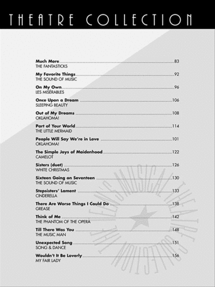 The Teen's Musical Theatre Collection Voice scores gallery preview page 4