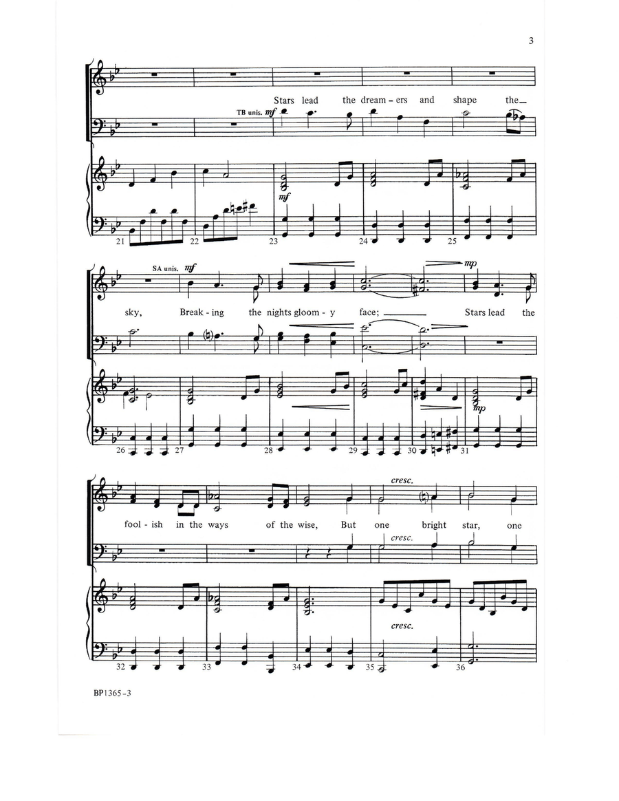 Follow the Star Follow the Star 4-Part scores gallery preview page 3
