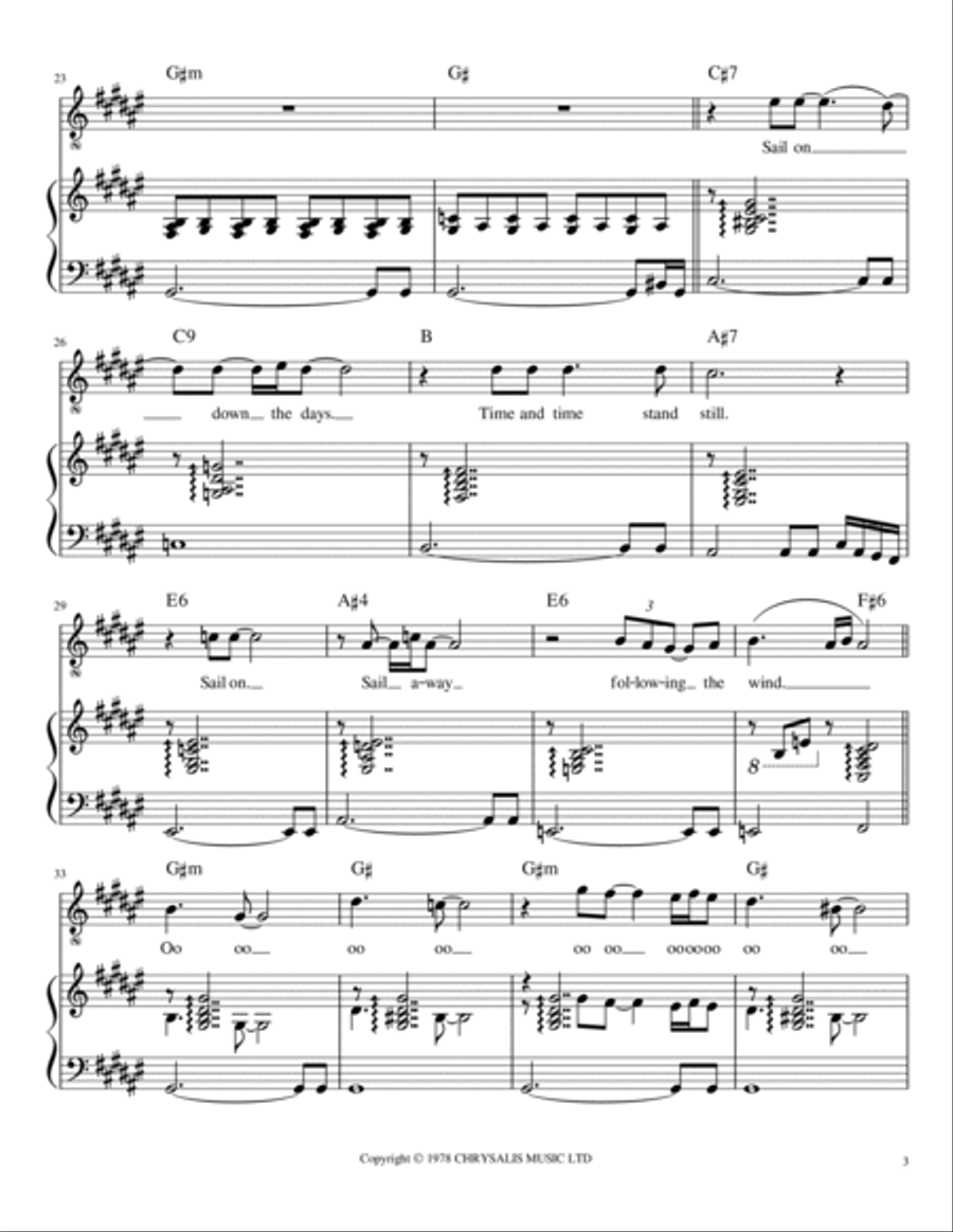 Sail On Voice scores gallery preview page 4