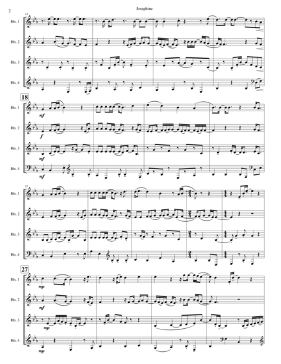 Josephine Chamber Music scores gallery preview page 2