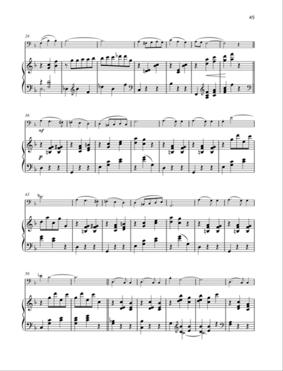 Waltz Waltz Piano Accompaniment scores gallery preview page 2