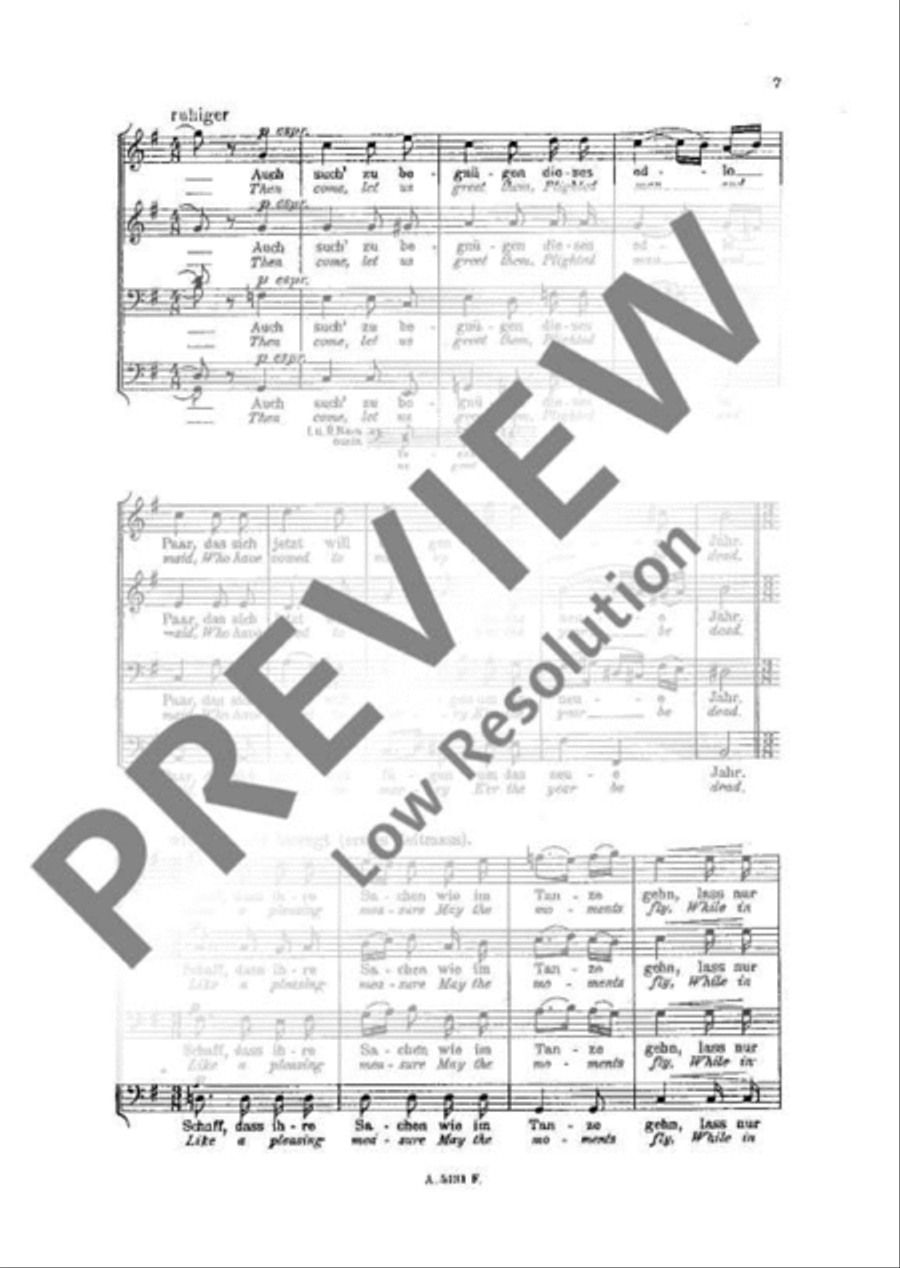 Drei Männerchöre TTBB scores gallery preview page 8