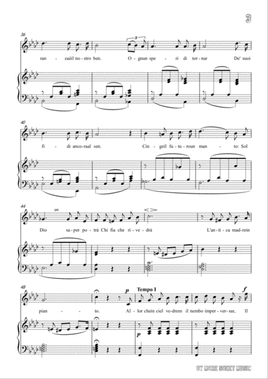 Bellini-L'allegro marinaro in f minor,for voice and piano Voice Solo scores gallery preview page 5