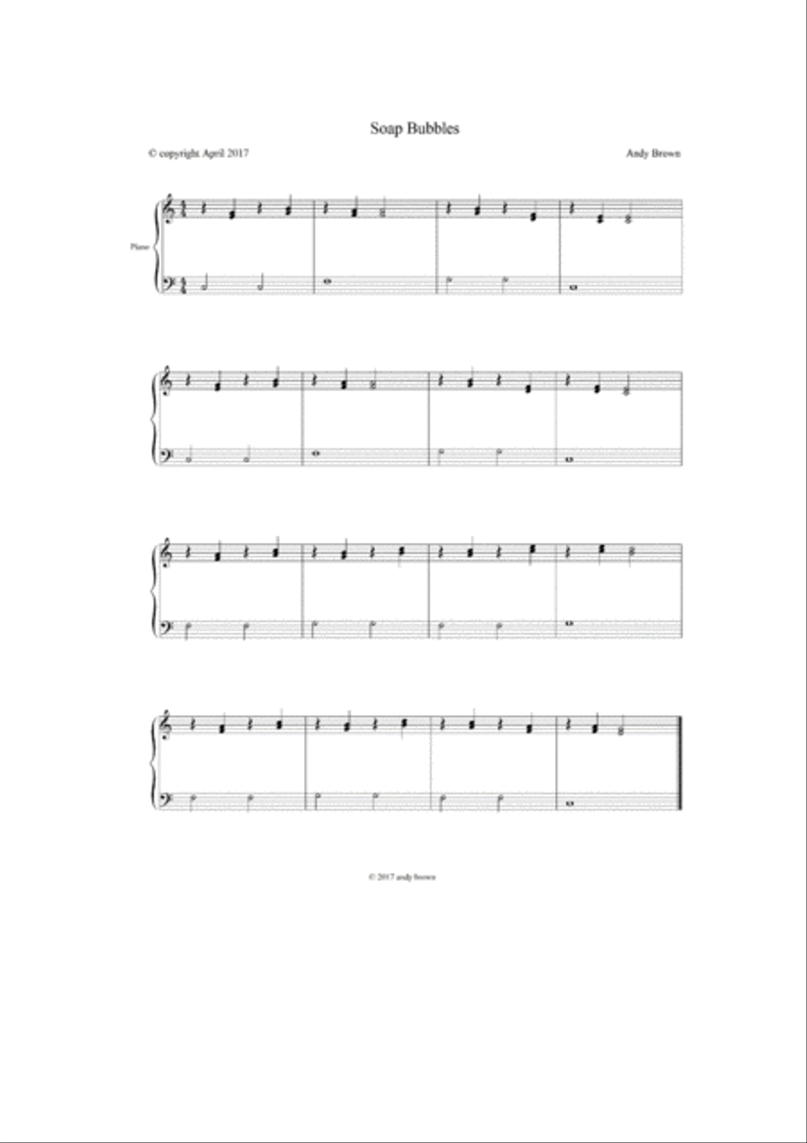 Four Pieces For Beginners On The Piano Piano Method scores gallery preview page 2