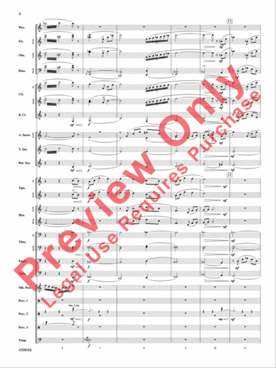 Red Rock Mountain Concert Band scores gallery preview page 5