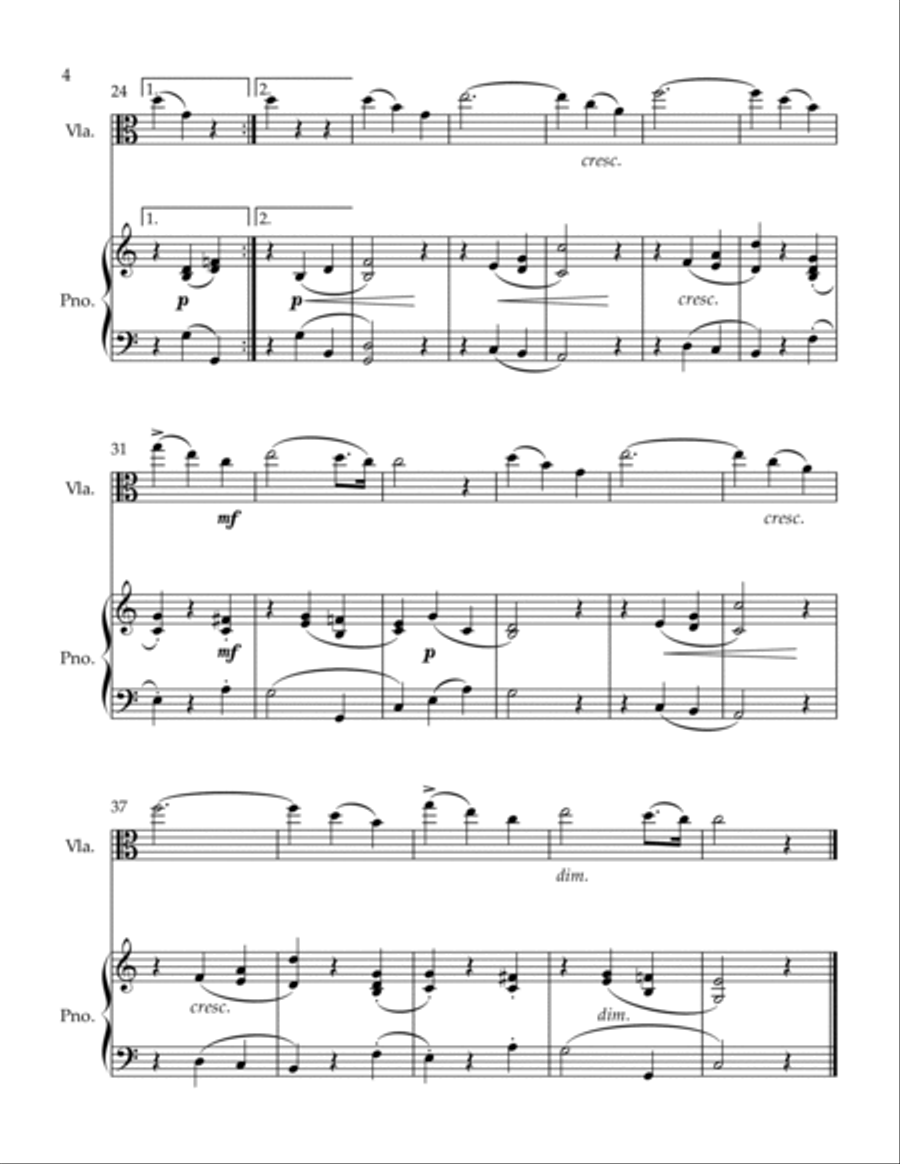 Sonatine Viola scores gallery preview page 4