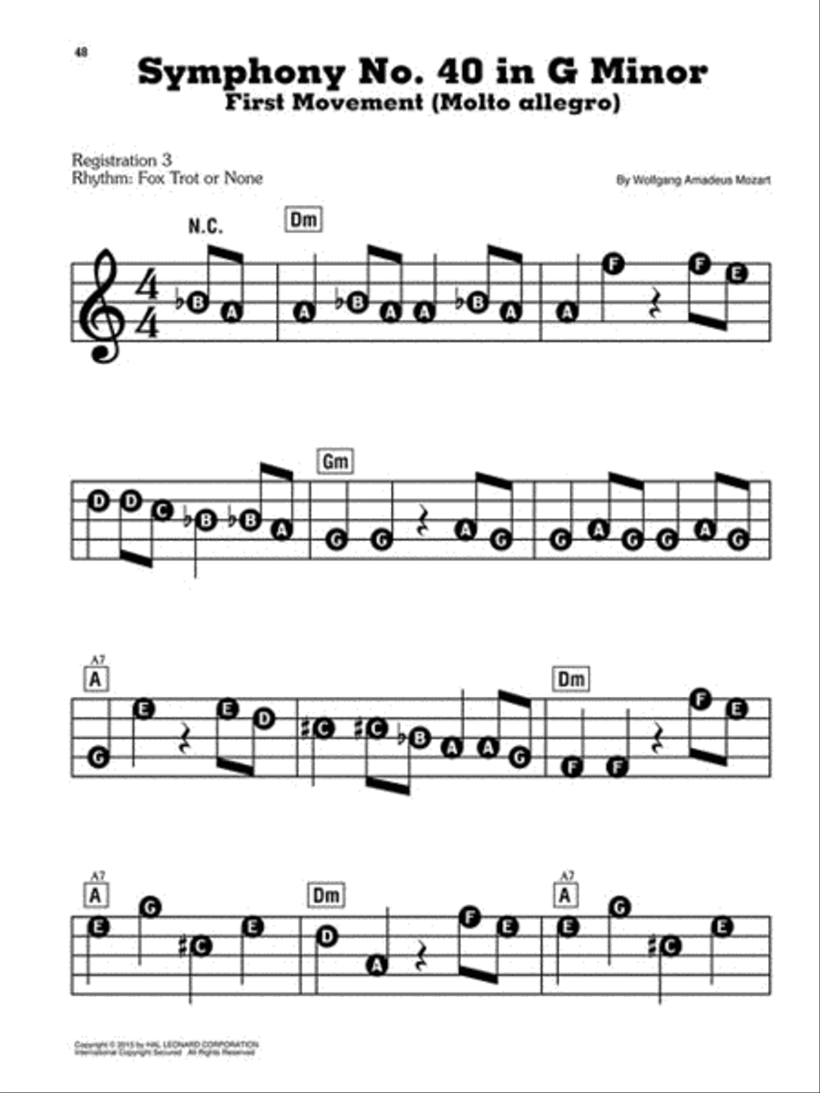 The Best of Mozart Electronic Keyboard scores gallery preview page 4