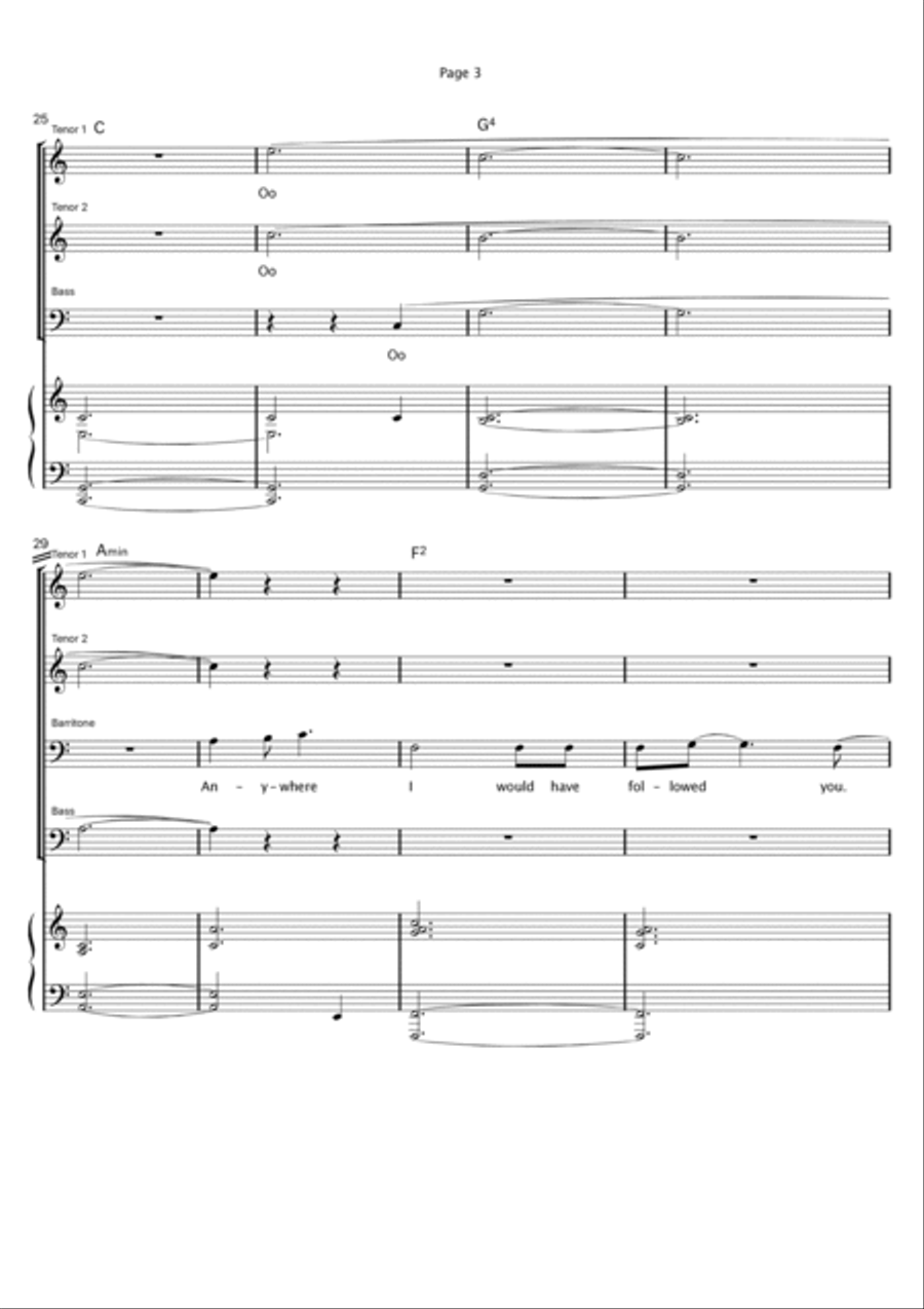Say Something TTBB scores gallery preview page 3