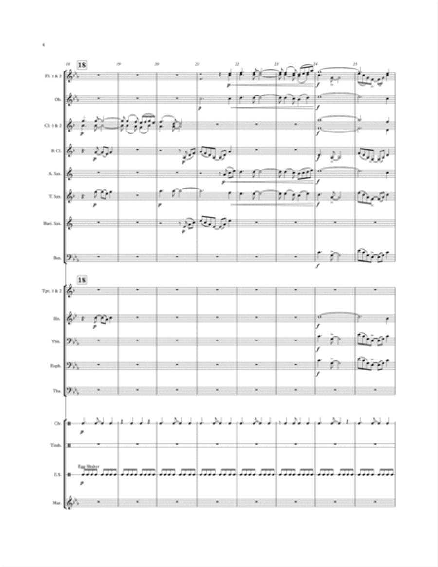 El Camino Real El Camino Real Concert Band scores gallery preview page 4