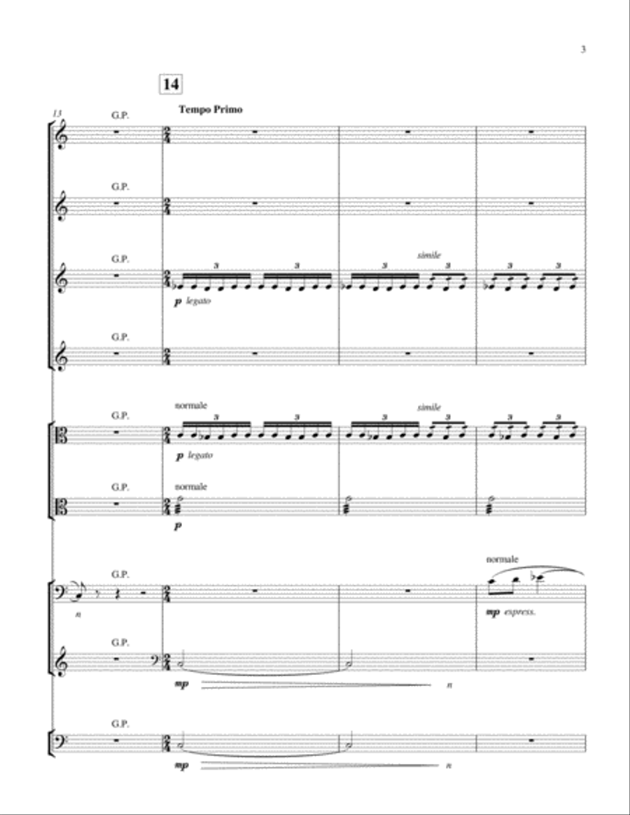 Nonet String Quartet scores gallery preview page 3