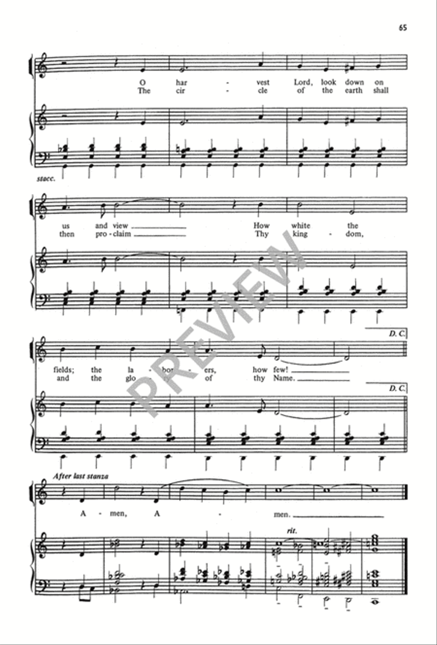 The Calvin Hampton Hymnary 4-Part scores gallery preview page 69