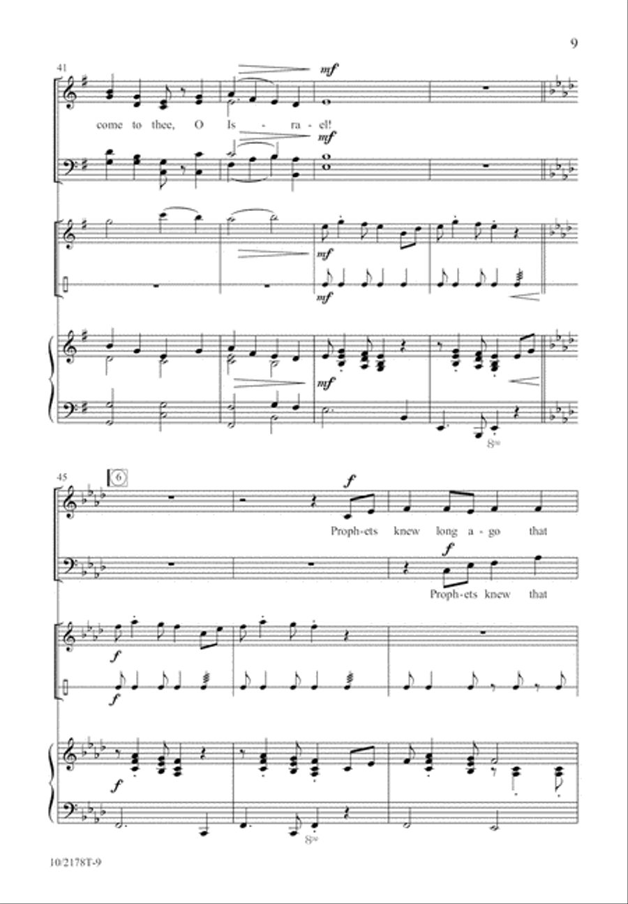 Prophets Knew 4-Part scores gallery preview page 9