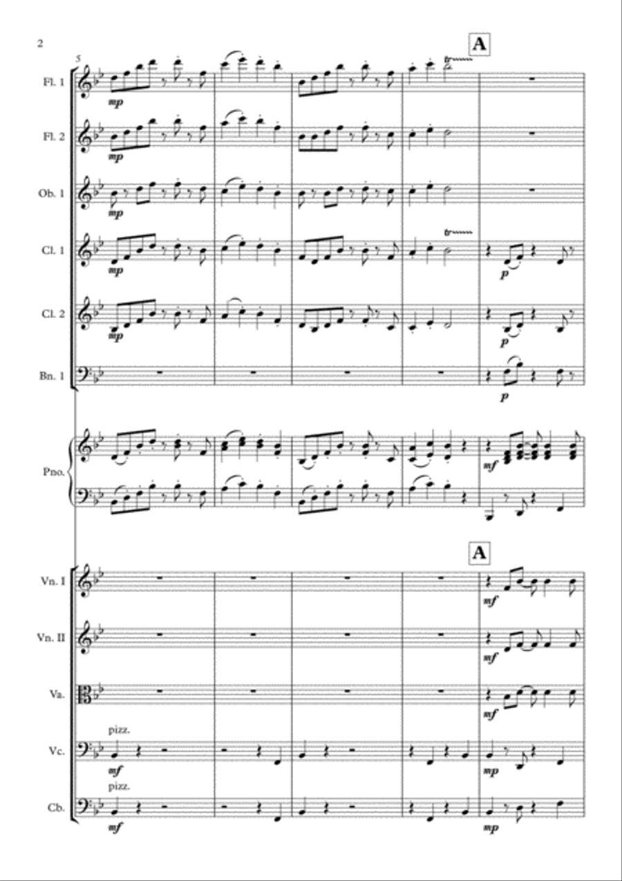 Under The Sea Chamber Orchestra scores gallery preview page 3