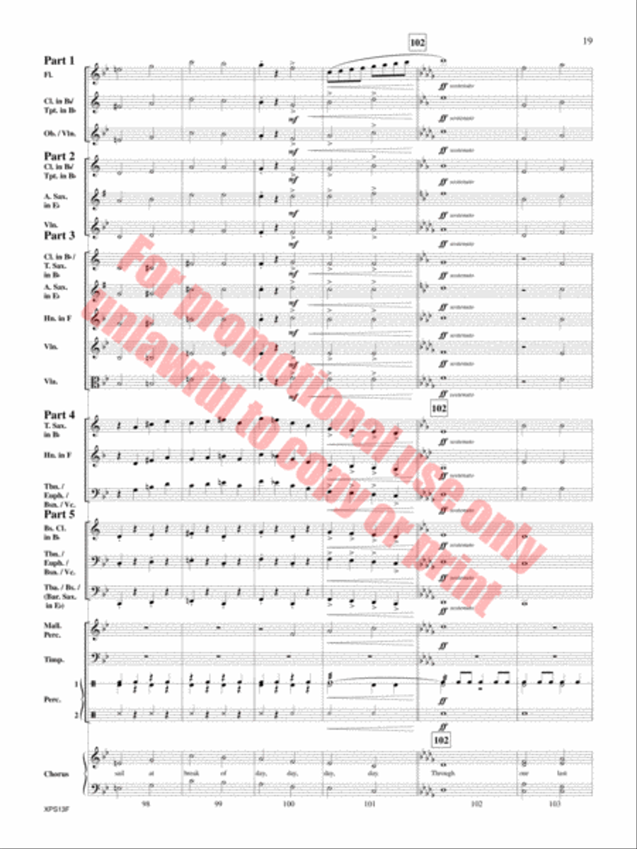 Armed Forces The Pride of America! Concert Band scores gallery preview page 20