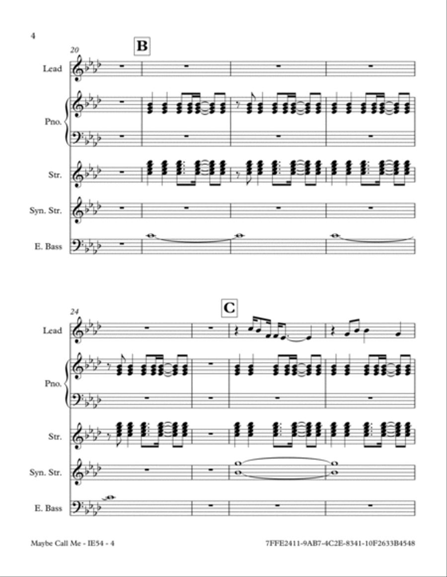 Maybe Call Me Small Ensemble scores gallery preview page 4