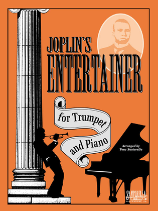 Book cover for Joplin's Entertainer for Trumpet and Piano