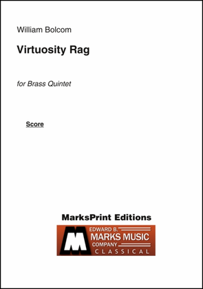 Book cover for Virtuosity Rag (score)