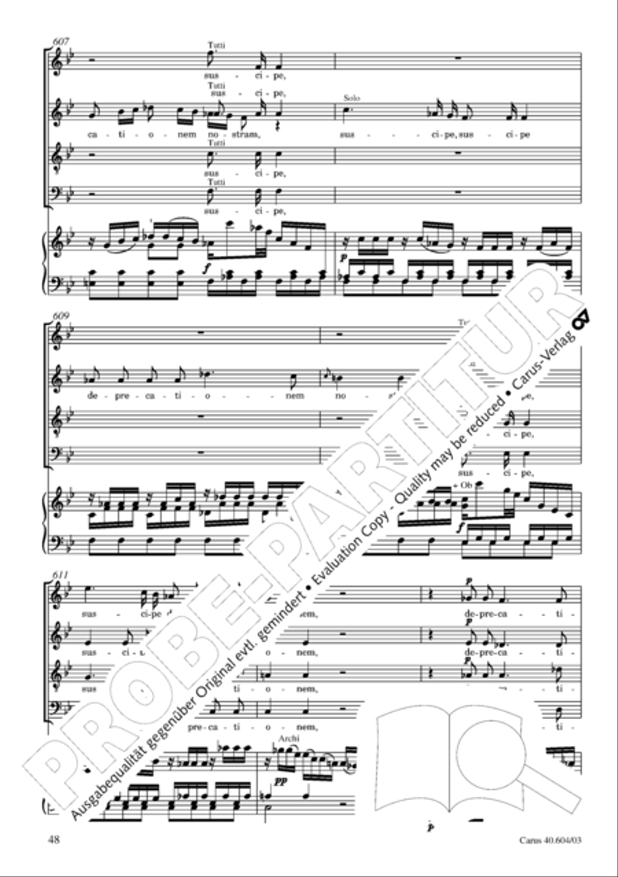 Grosse Mariazeller Messe in C 4-Part scores gallery preview page 57