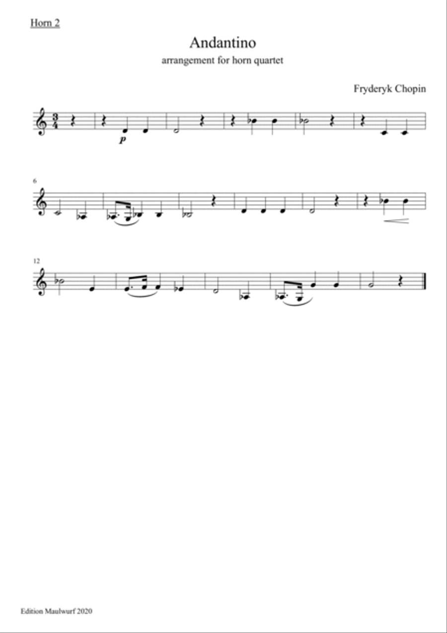 Andantino Andantino Brass Quartet scores gallery preview page 3