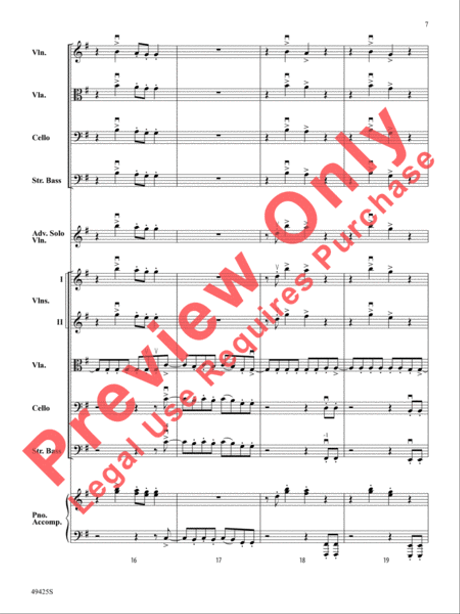 Any Way You Want It / Don't Stop Believin' String Orchestra scores gallery preview page 8