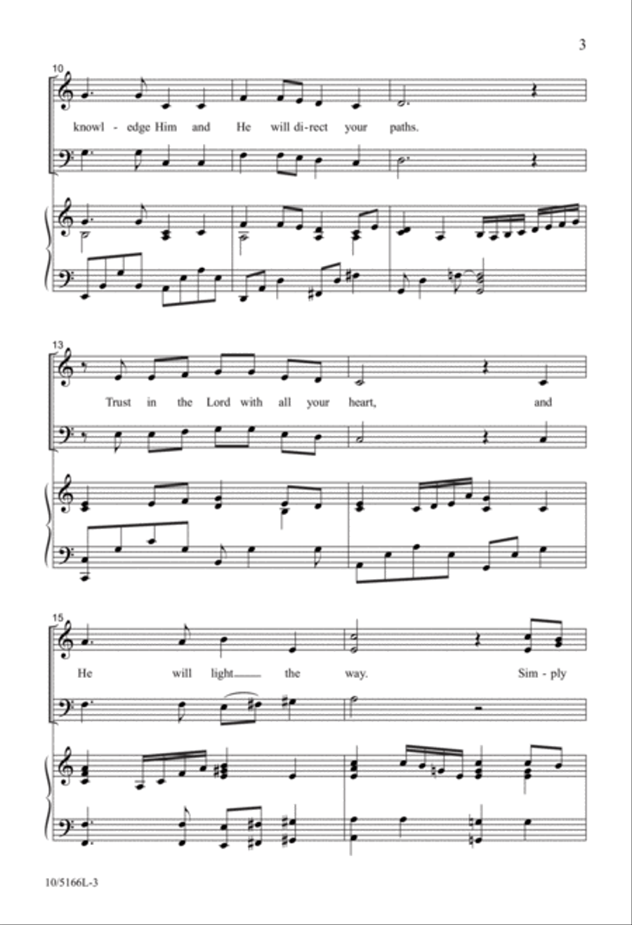 Trust in the Lord 4-Part scores gallery preview page 3
