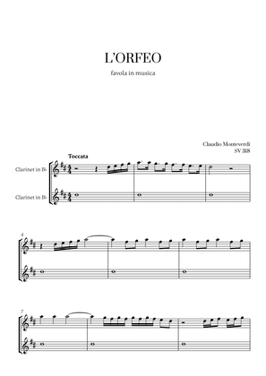Monteverdi - l'Orfeo favola in musica SV 318 (for Clarinet Duet)