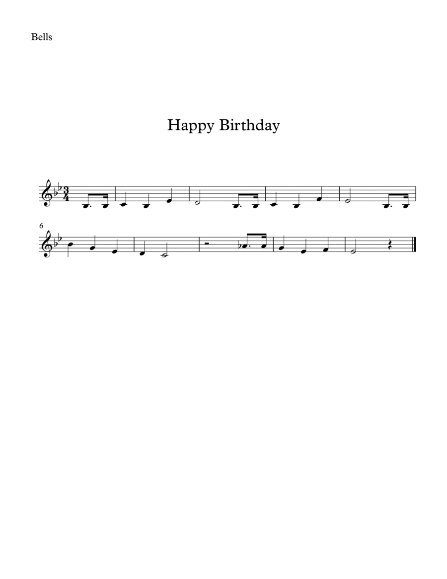 Happy Birthday for Beginners Percussion Ensemble scores gallery preview page 1